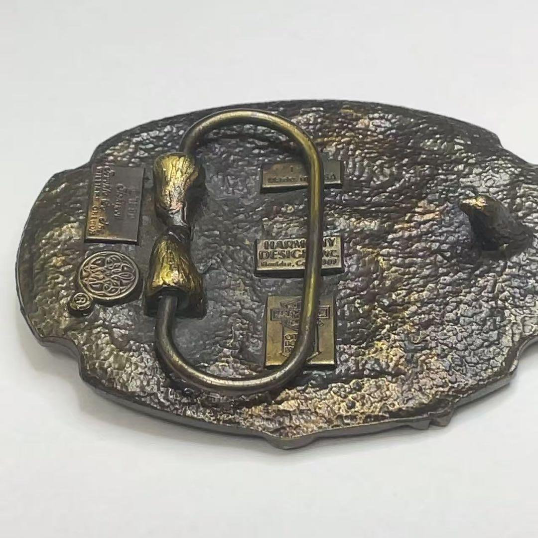希少 Harley-Davidson ハーレーダビットソン バックル ゴールド