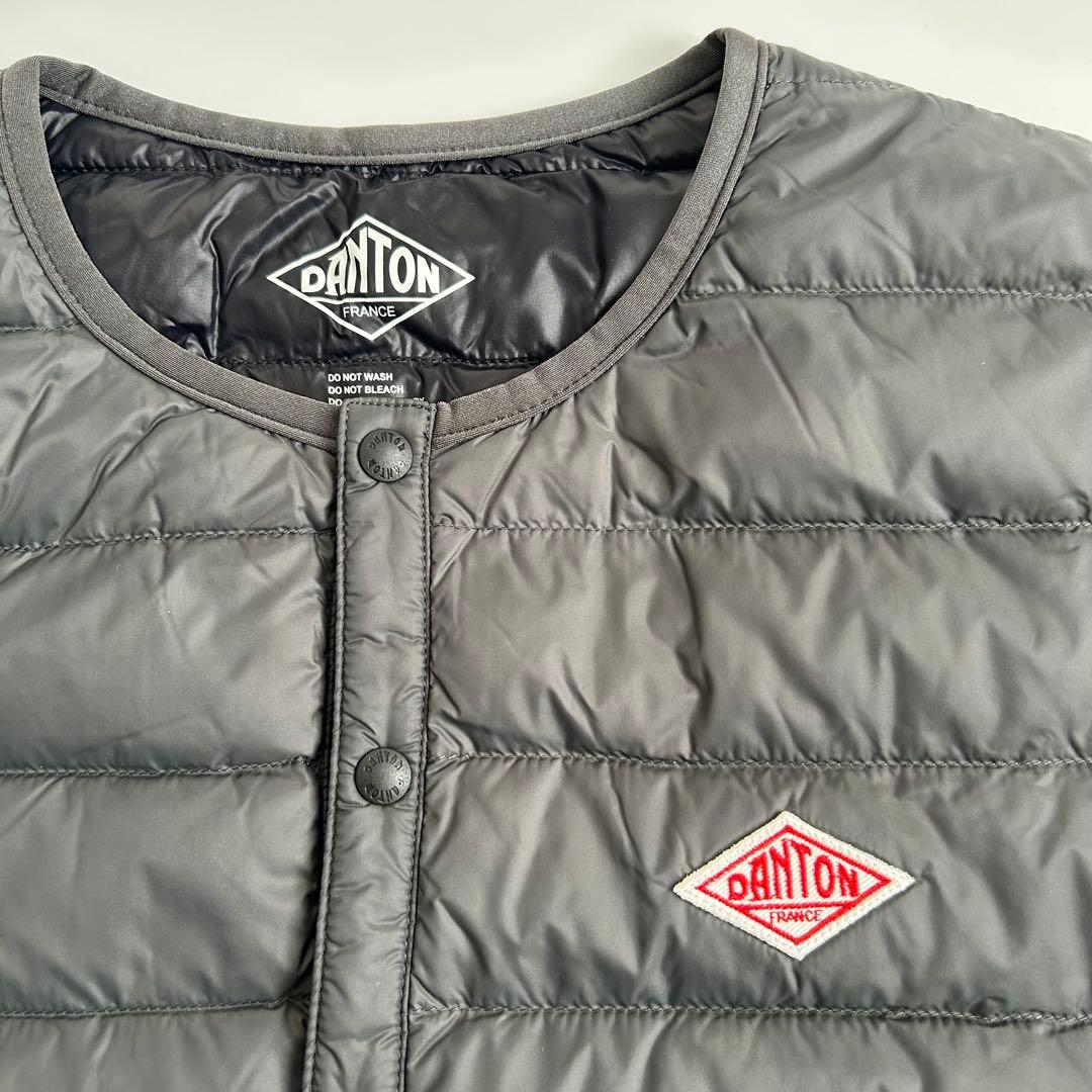 【正規品】ダントングレー　クールネックダウンジャケットレディース36