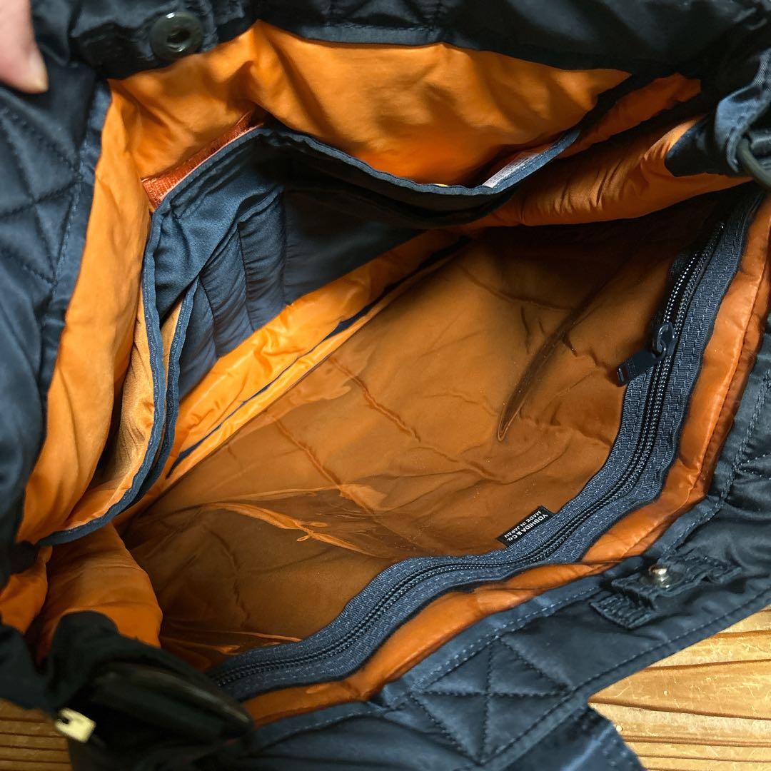 PORTER タンカー　2Way トートバッグ　ネイビー