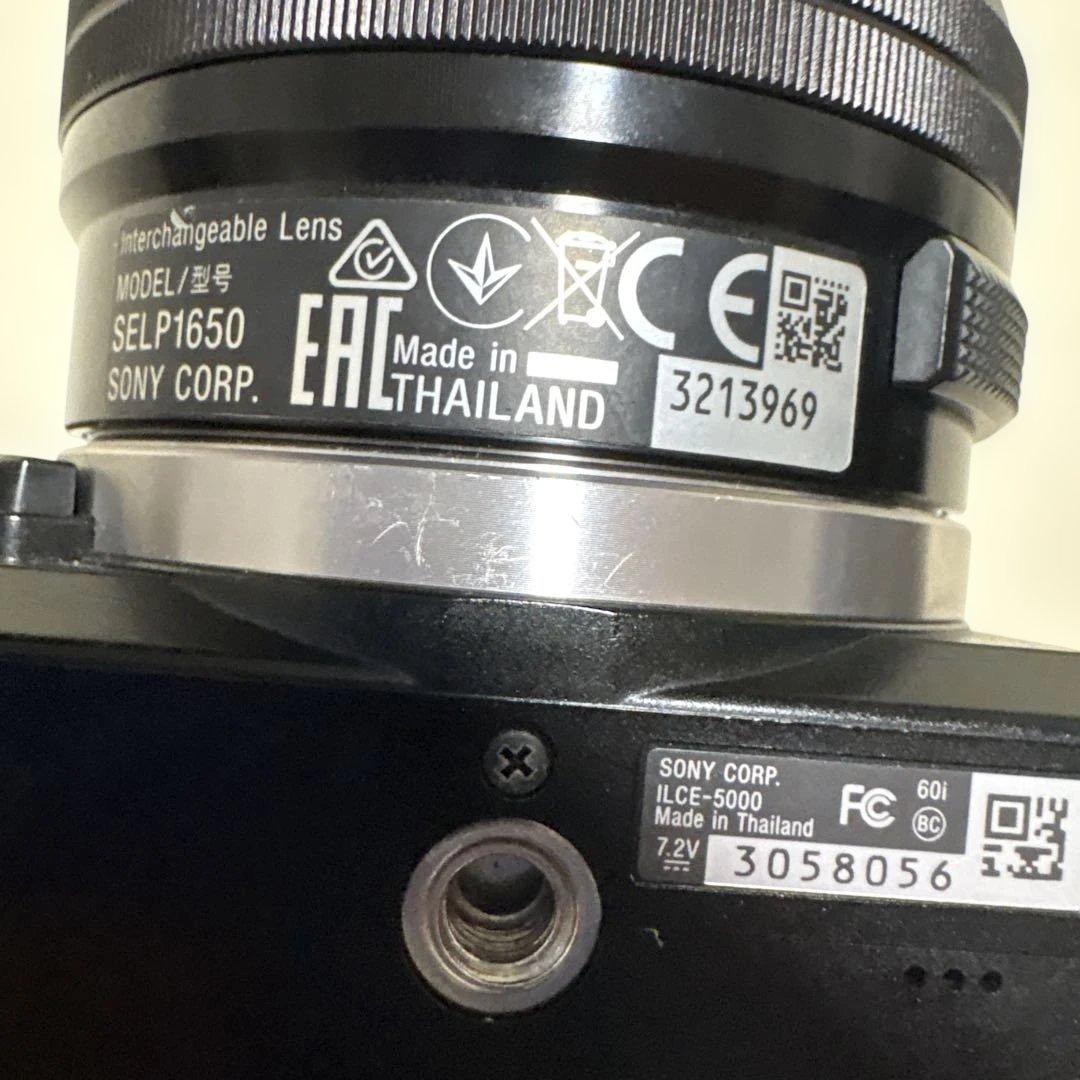 SONY α5000 ミラーレス一眼カメラ