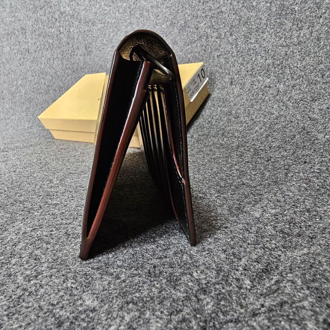 【GANZO】人気コードバン 長財布 ブラック ギャランティ付き