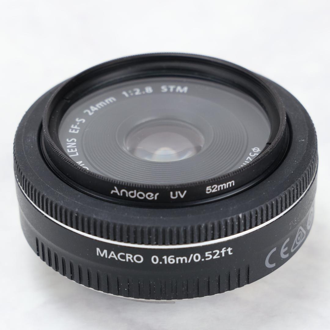 Canon キヤノン EF-S 24mm F2.8 STM UVフィルター付