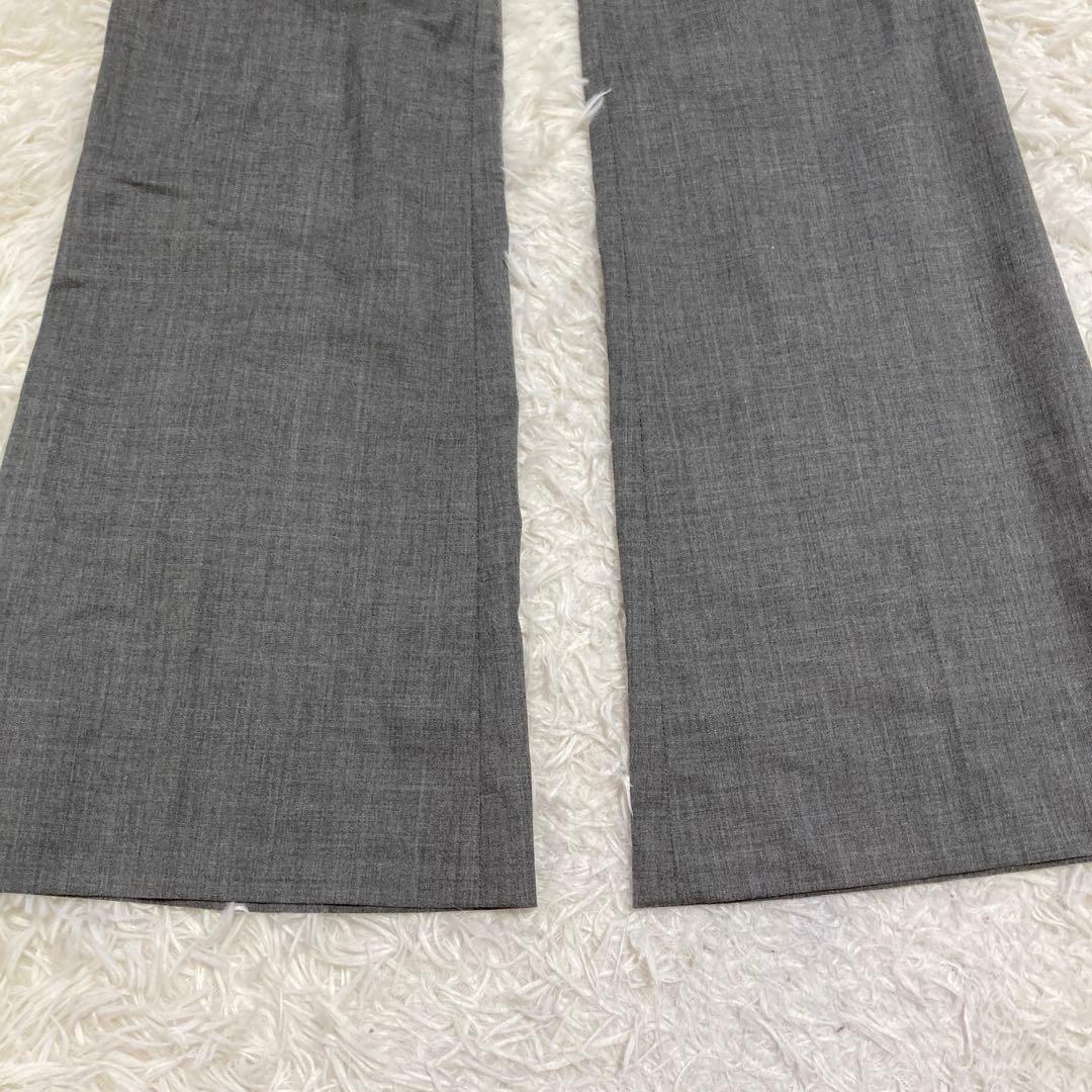 theory セットアップ ノーカラースーツ グレー 2 オフィス フォーマル