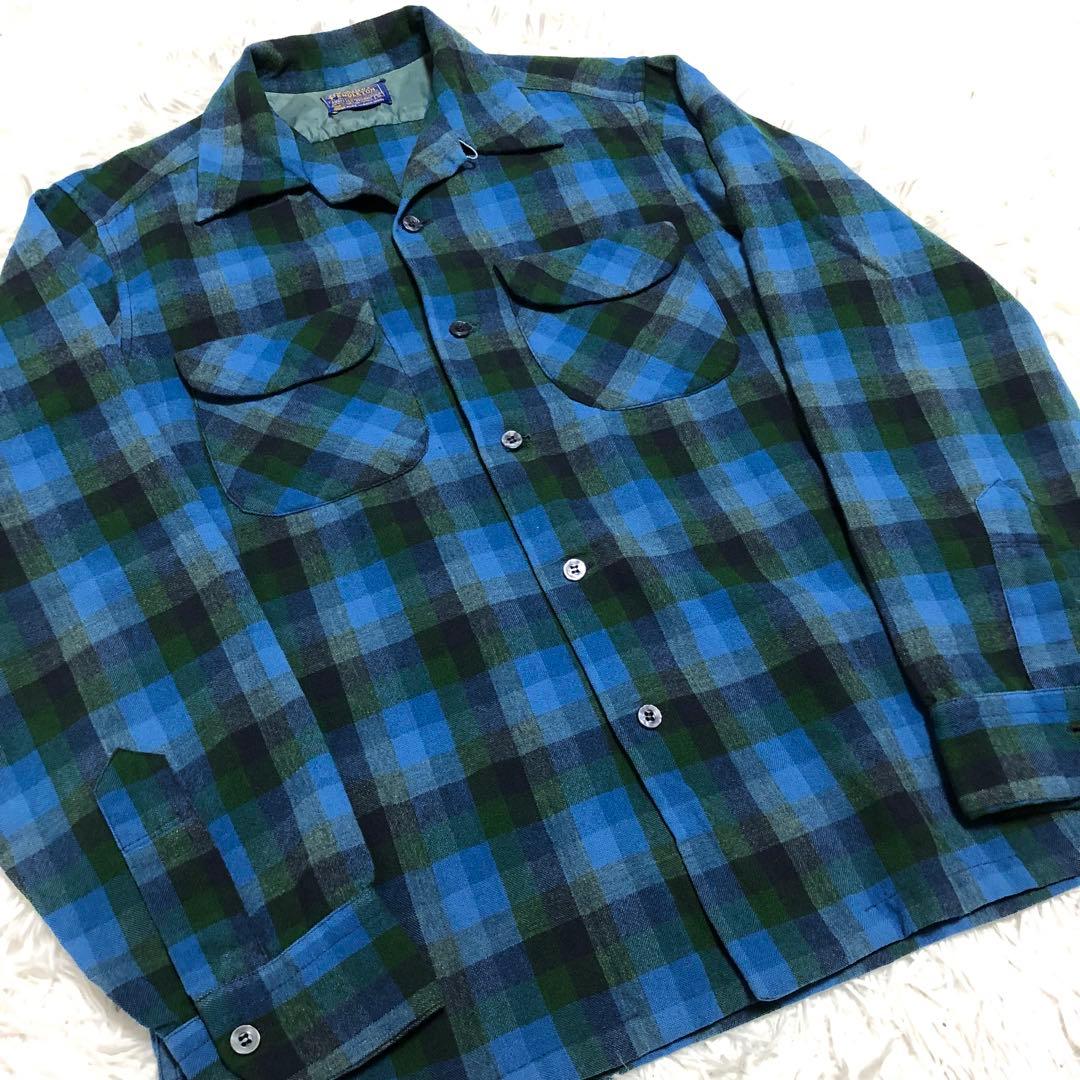 ペンドルトン　ボードシャツ　70s
