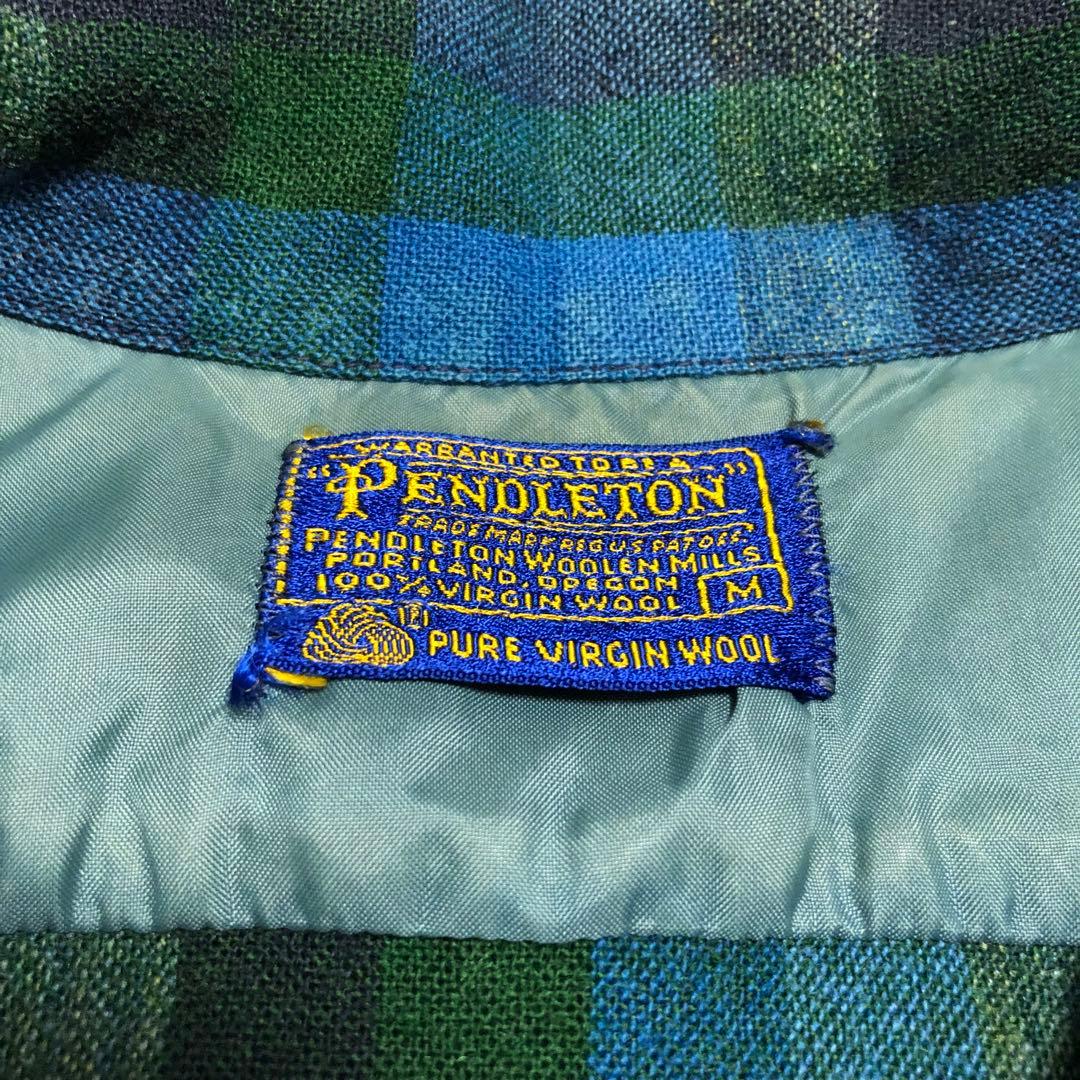 ペンドルトン　ボードシャツ　70s