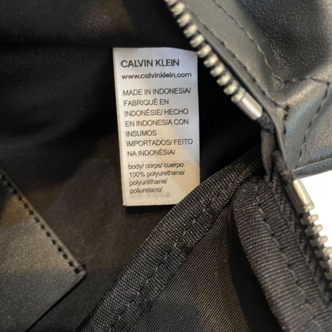 カルバンクライン【新品】ウエストバック　ボディーバック　CKロゴ　ブラック