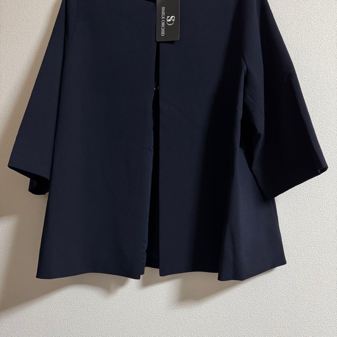 SMILE ORCHID ノーカラージャケット&テーパードパンツ スーツセットＬ