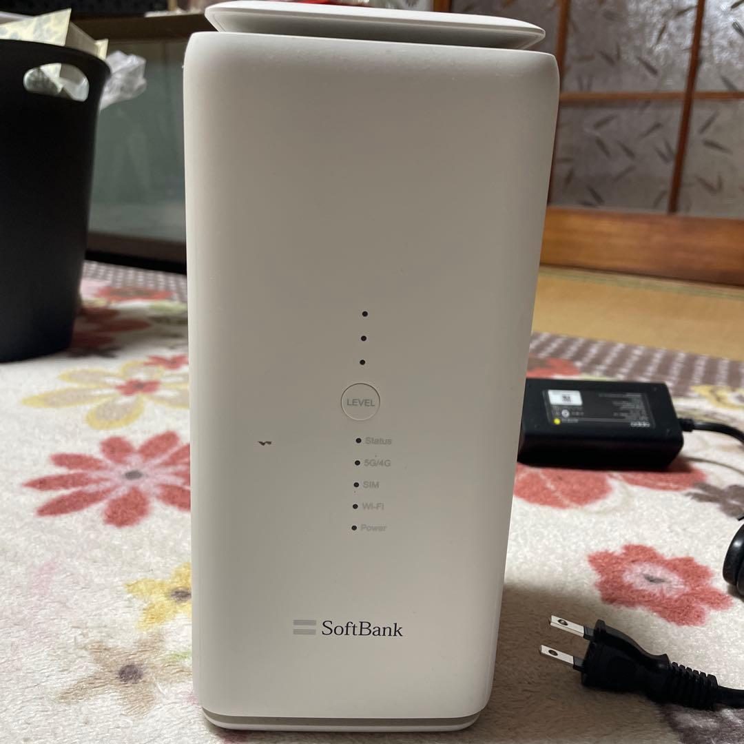 SoftBank ホワイトルーター 2LANポート WPS機能
