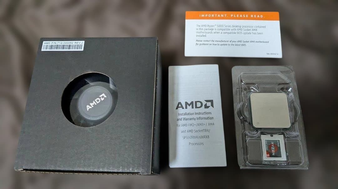 AMD Ryzen 5 5000シリーズプロセッサー