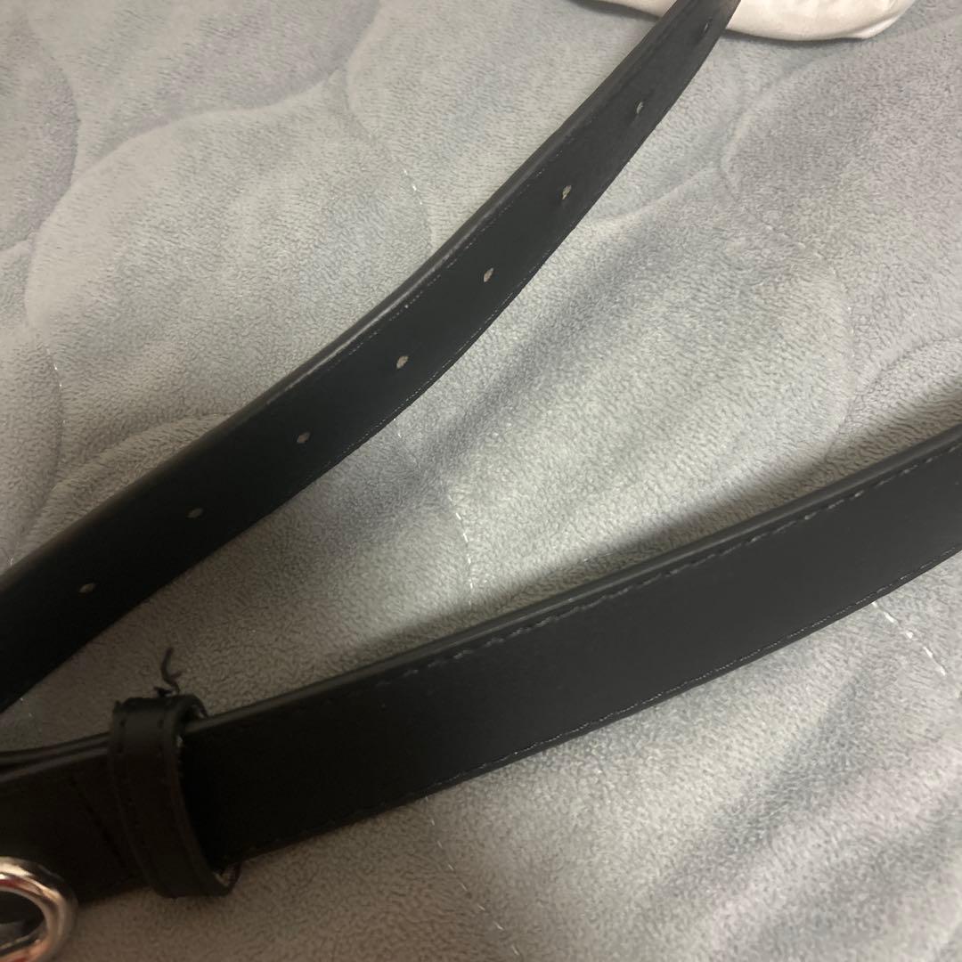 バレンシアガ　レザーベルト ブラック 110