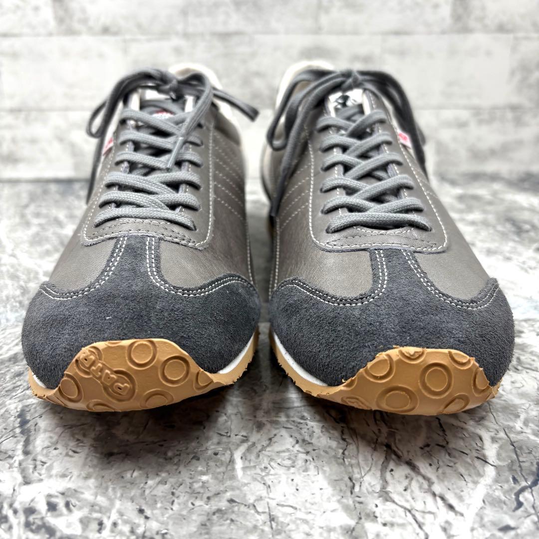 【未使用】 パトリック アイリス スニーカー 26.5cm グレー レザー