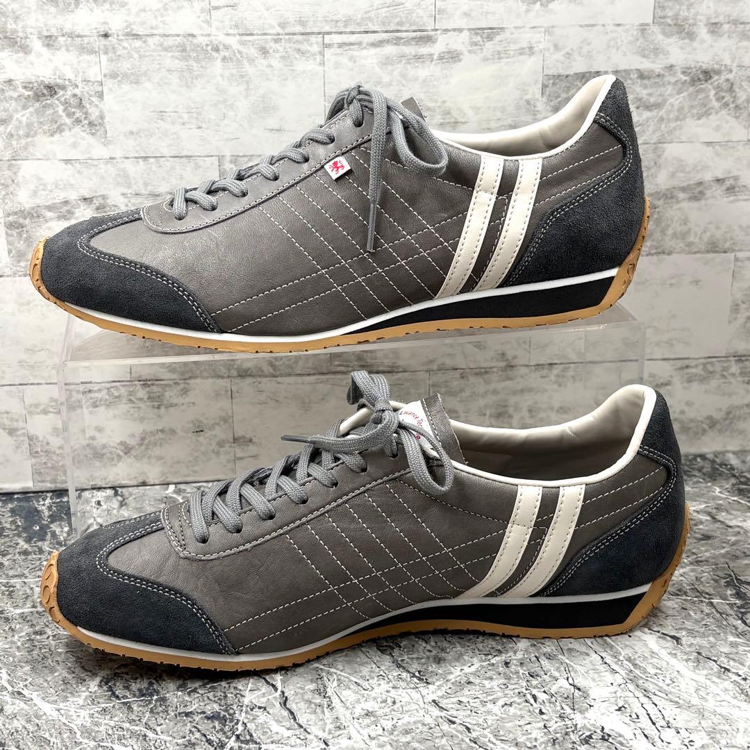 【未使用】 パトリック アイリス スニーカー 26.5cm グレー レザー