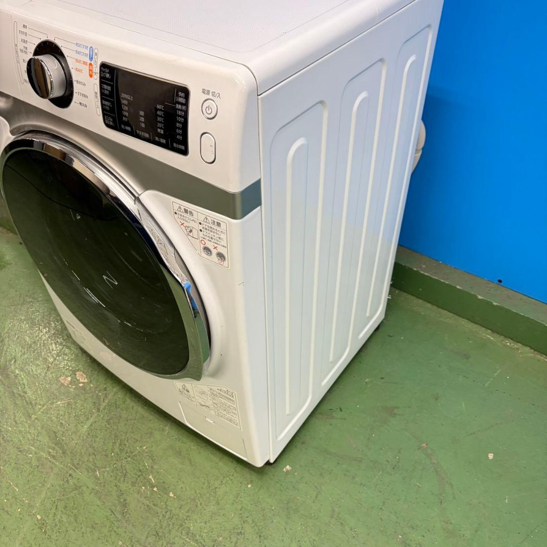 722 洗濯機　ドラム式　左開き　極美品　容量7.5キロ　冷蔵庫も有　半年保証付