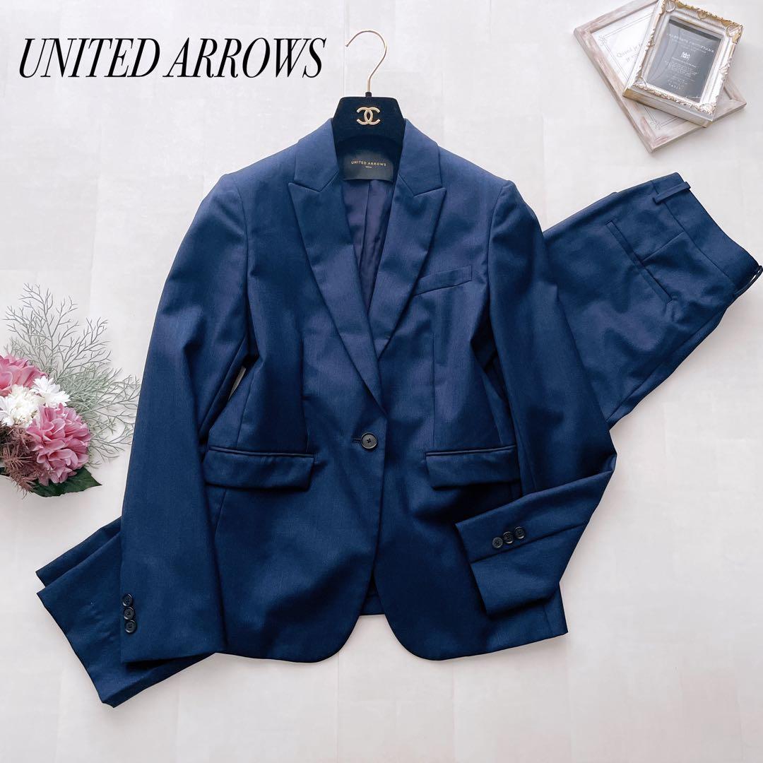 美品✨ユナイテッドアローズ スーツセットアップ CANONICO ウール 38