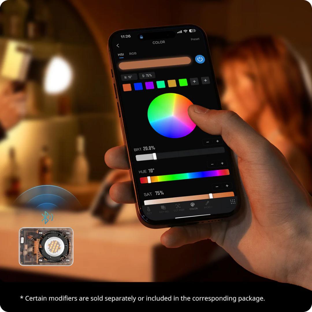 9*Ⅱ様 Zhiyun X60 PRO RGB バイカラー 撮影用ライト 照明機