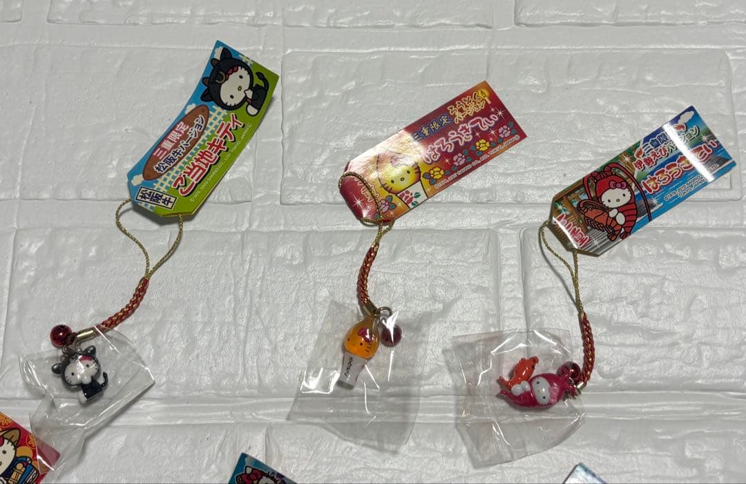 最終値下げハローキティ ご当地キティストラップ 10個セットバラ売り不可三重伊勢
