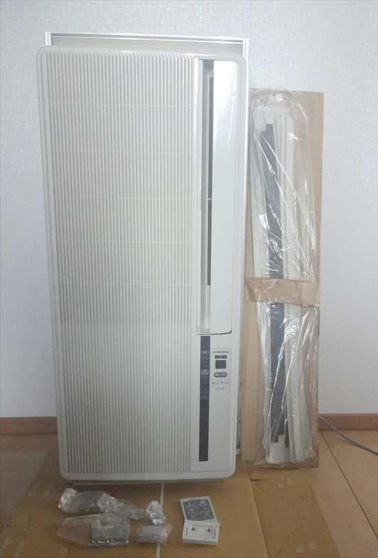 ★ジャンク品扱い（外見は美品）リモコン付き・コロナ窓用エアコン・CW165NR★