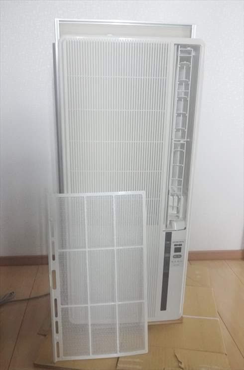 ★ジャンク品扱い（外見は美品）リモコン付き・コロナ窓用エアコン・CW165NR★