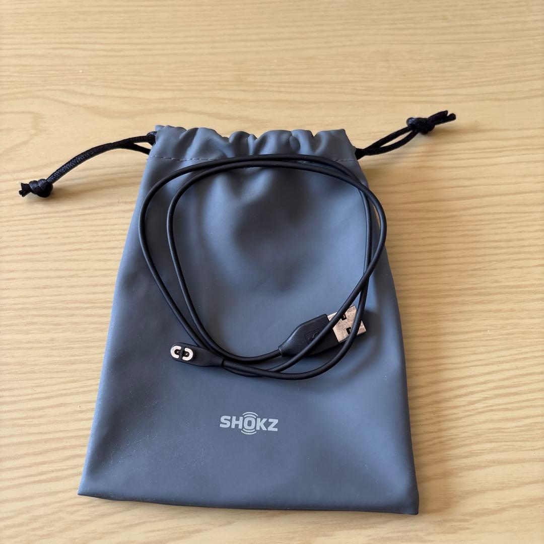 SHOKZ 骨伝導イヤホン ブラック 本体