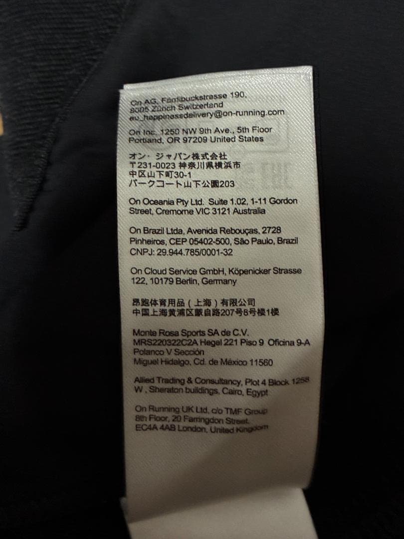 On、CORE PANTS（サイズXS）