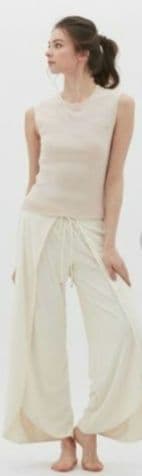 クーちゃん　新品　チャコット　トップス　ショートスリーブリブ編みトップ