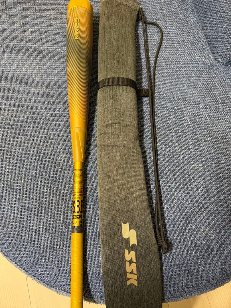 数量限定品　mm23 ゴールド バット SSKケース付き