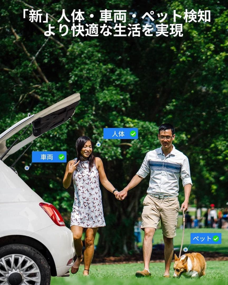 Reolink 防犯カメラ 4K 800万画素 カラー暗視 有線接続