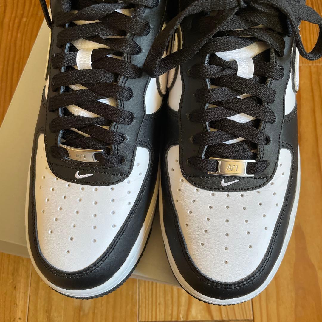 ダ*テ様 美品　ナイキ　エアフォース1 ブラック　ホワイト　AF1 27