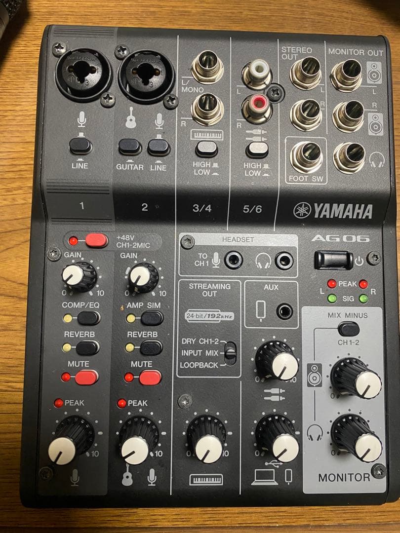 【美品】YAMAHA AG06 MK2 Black