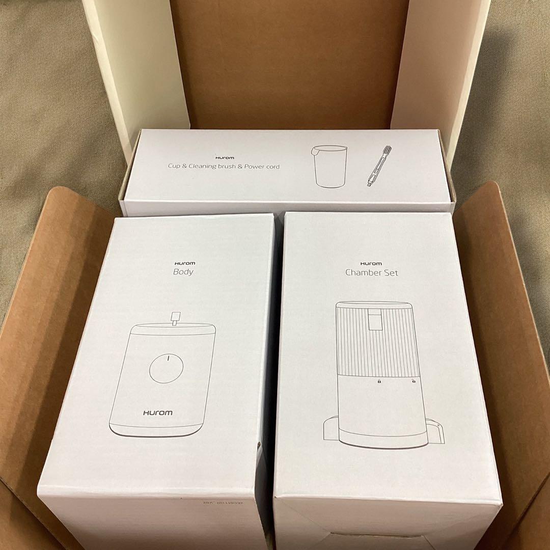 本日限定価格【アウトレット】　ヒューロム HUROM スロージューサー　ホワイト