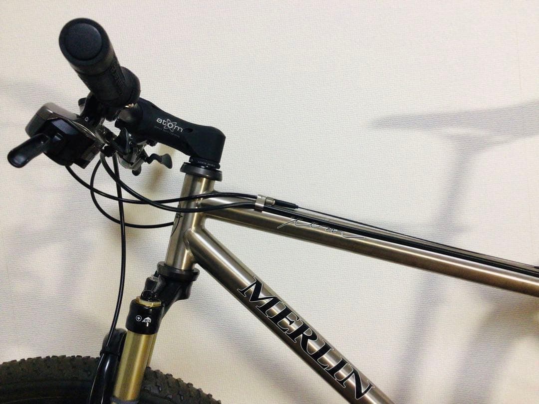 MERLIN MTB チタニウム XLM 半完成車 S 未走行車 ホイール無し