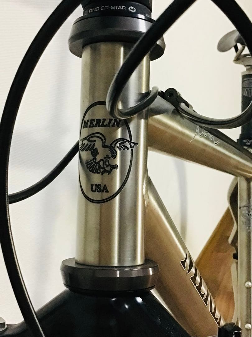 MERLIN MTB チタニウム XLM 半完成車 S 未走行車 ホイール無し