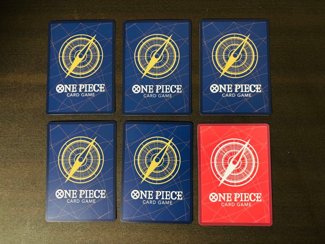 ワンピース カードゲーム 五老星　ゴッドパック　6枚セット　パラレル　赤箔