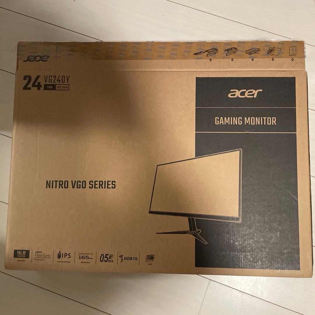 Acer 23.8インチ フルHD VG240YSbmiipfx165Hz