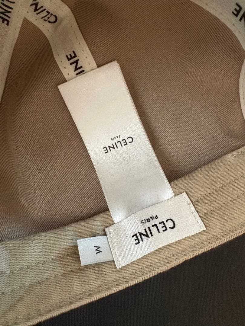 希少⭐︎CELINE ベースボールキャップ　ベージュ