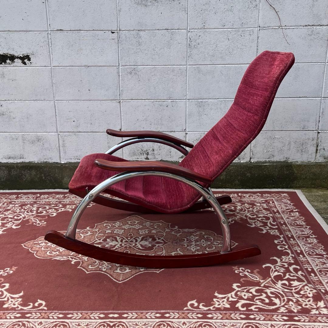 古家具ビンテージ品◾️ミッドセンチュリー ロッキングチェア レトロ 昭和