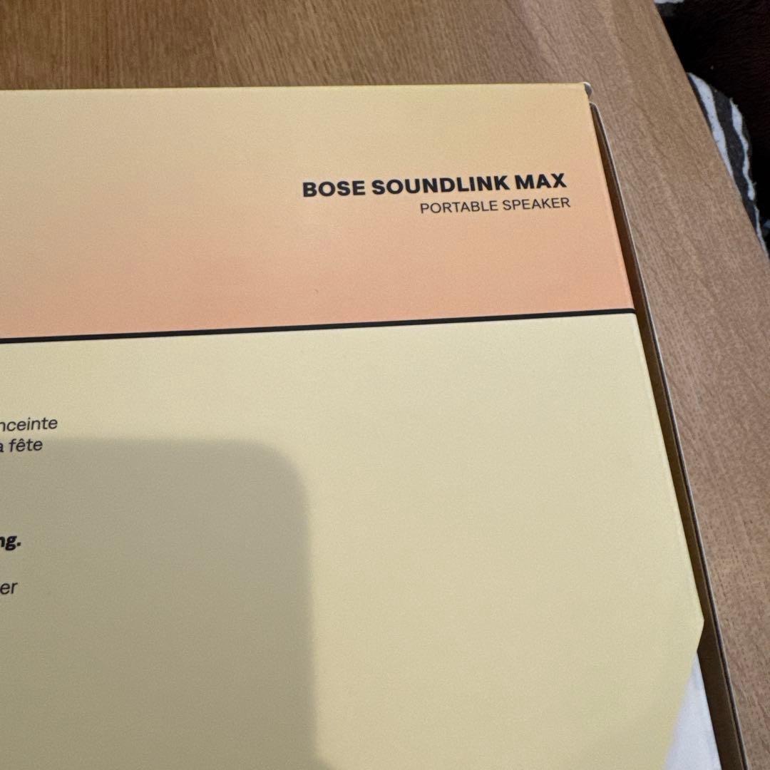 スピーカー・ウーファー BOSE SoundLink Max Portable Speaker