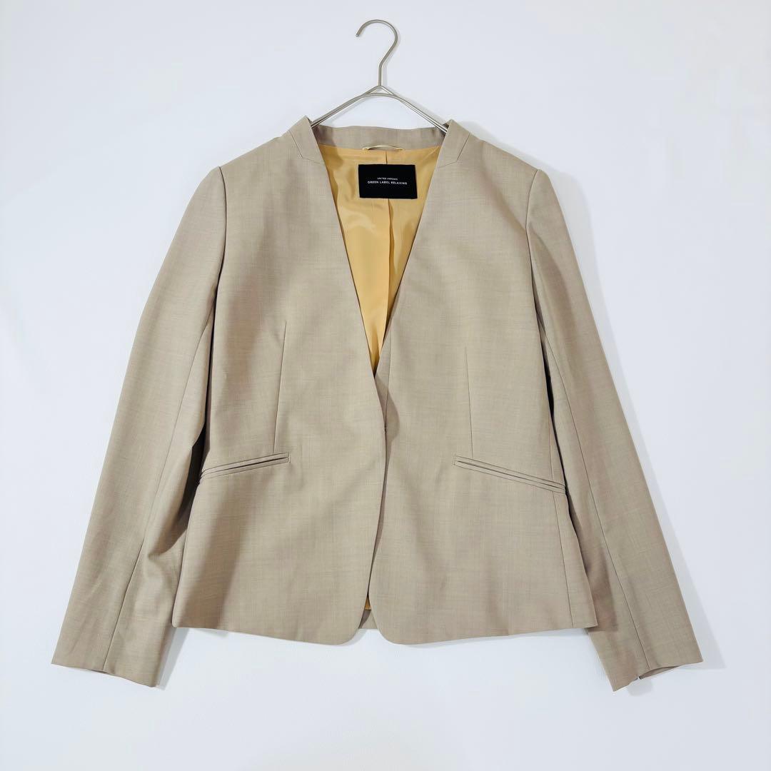 670.810美品✨グリーンレーベル カチリラ スーツ セットアップ 38