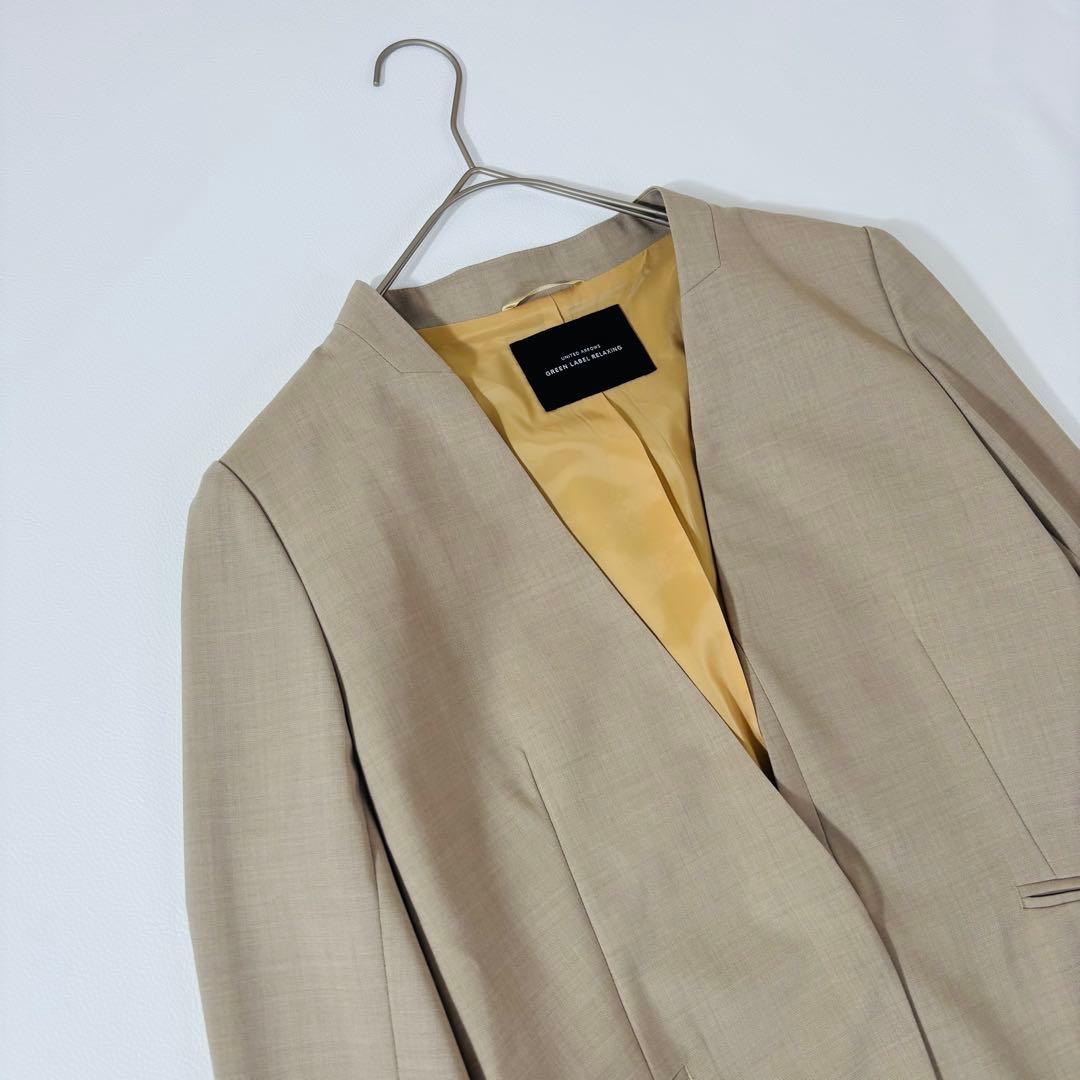 670.810美品✨グリーンレーベル カチリラ スーツ セットアップ 38