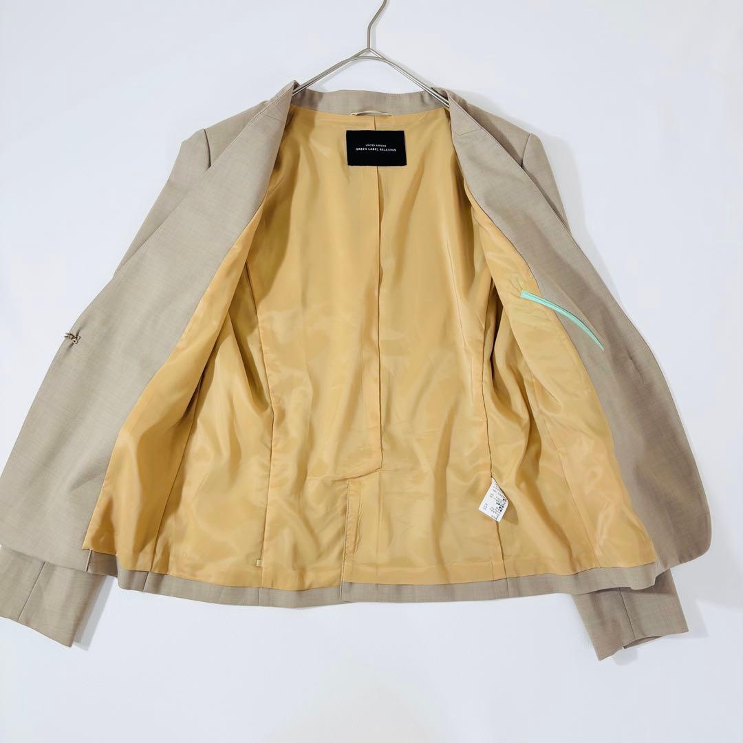 670.810美品✨グリーンレーベル カチリラ スーツ セットアップ 38