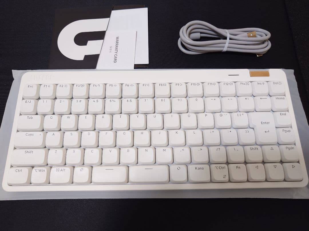 Lofree Flow Lite JIS ホワイト ロープロファイルキーボード