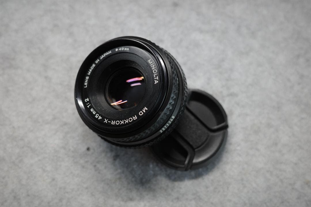 Minolta 45mm f2 md rokkor 中古