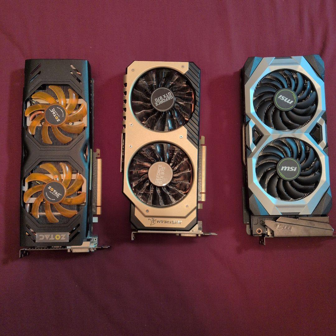 GeForce GTX グラフィックボード　ジャンクまとめ売り