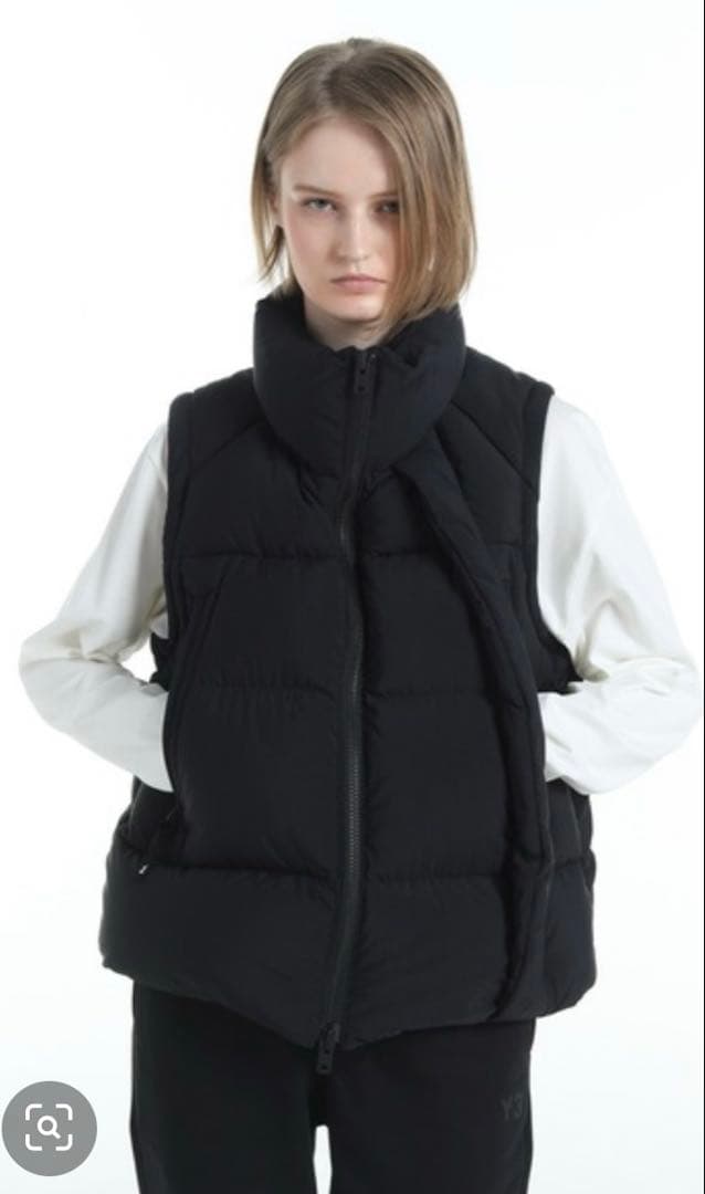 正規新品タグ付♡Y-3 ♡W PUFF ダウンVEST ブラックLユニセックス