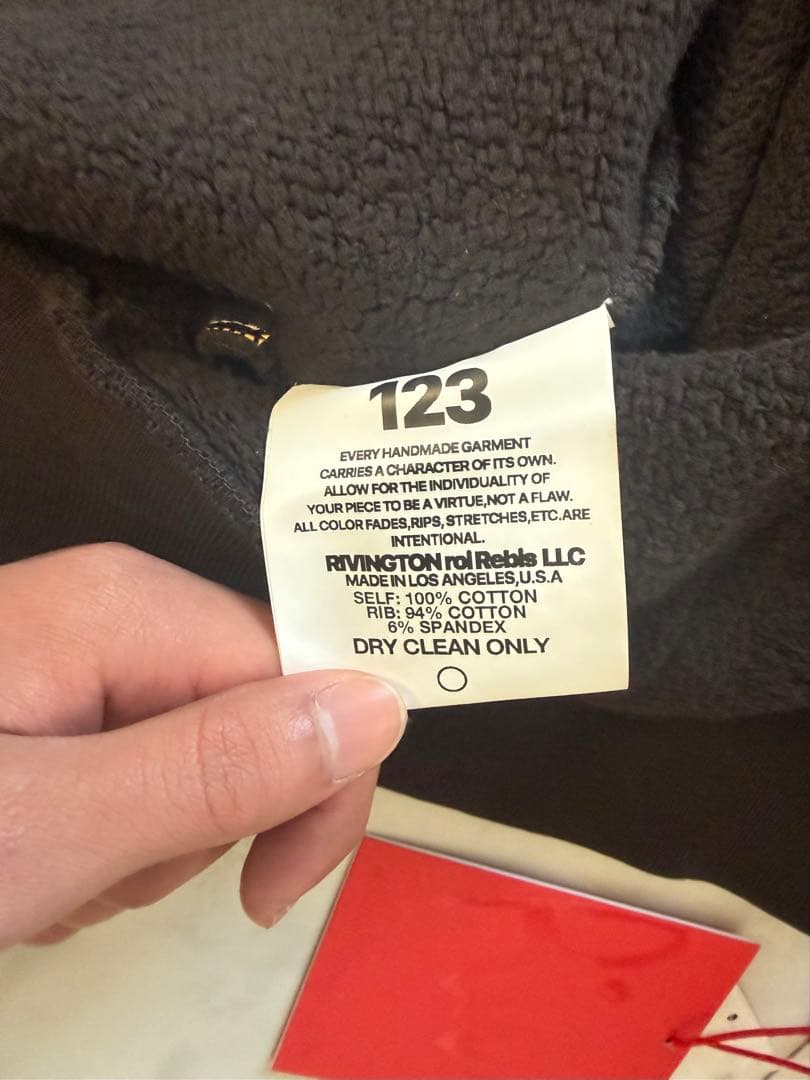 RRR123 RIVINGTON roi Rebis Wジップパーカー