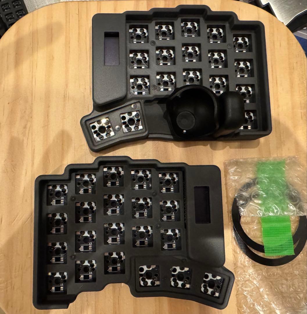 keyball39 すべて半田済(LED無)基板と読取基板センサー