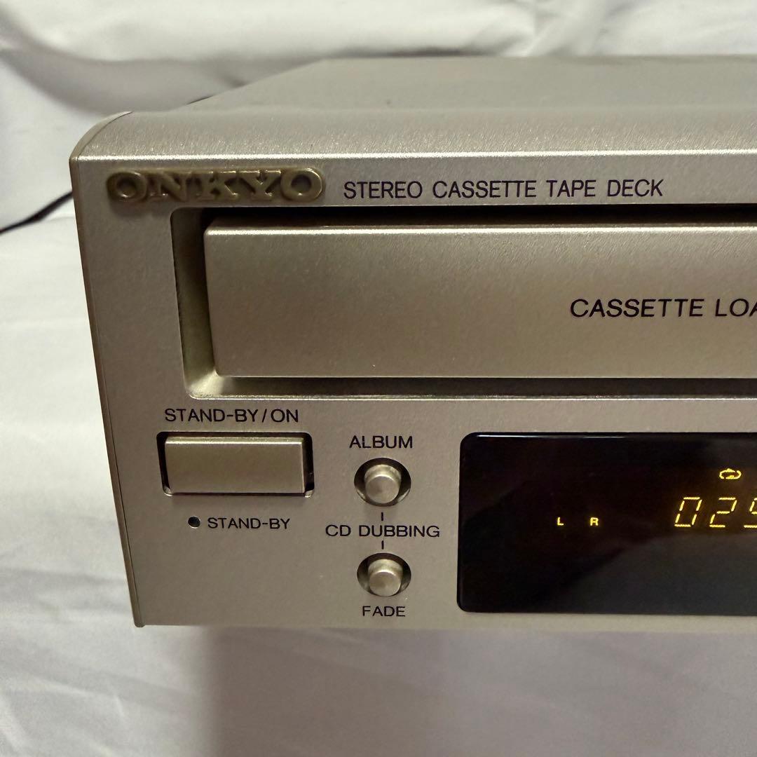 カセットテープデッキ オンキョーONKYO K-505