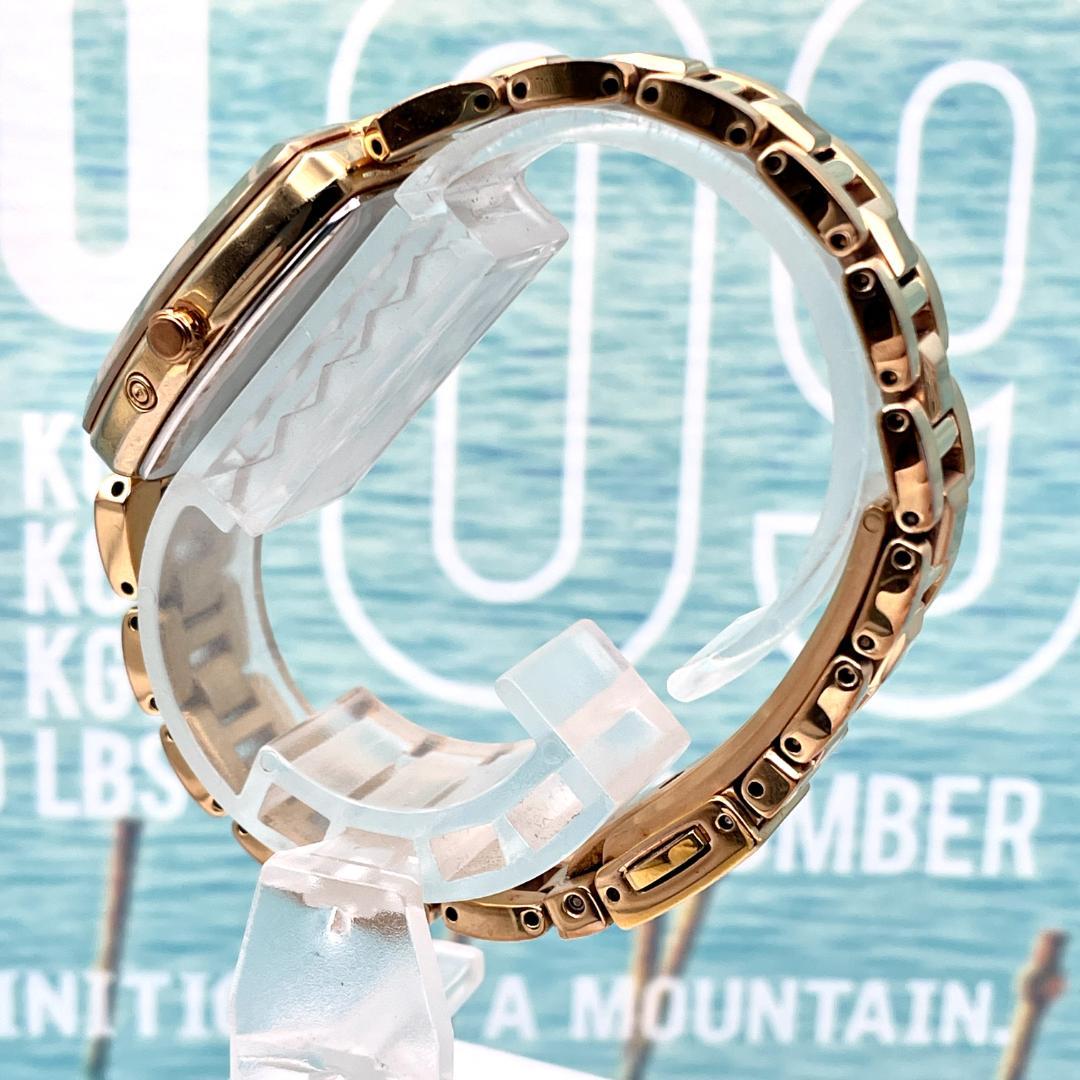 セイコー レディース ソーラー時計 ゴールド 上品 エレガント デイト ビジネス