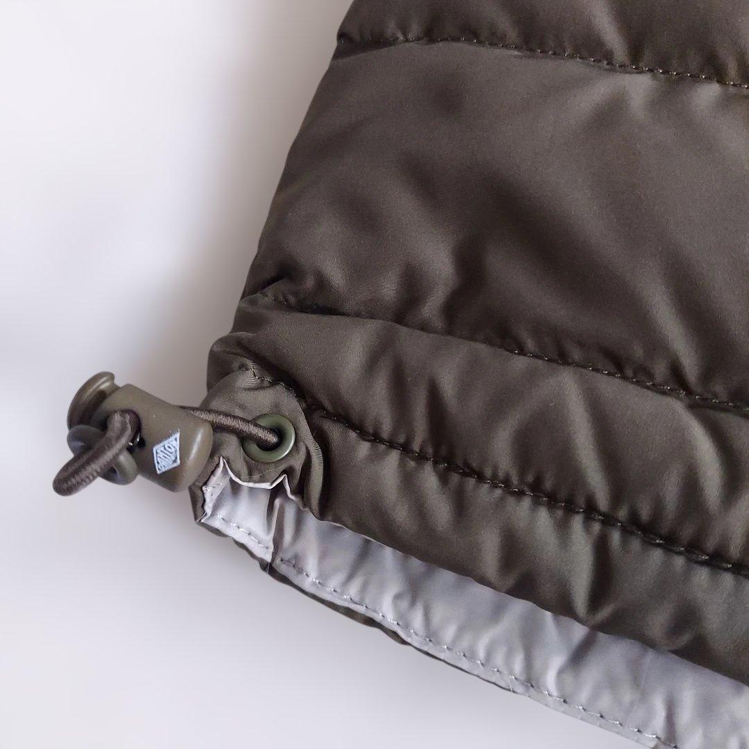 ダントン クルーネックダウン オリーブ Sサイズ