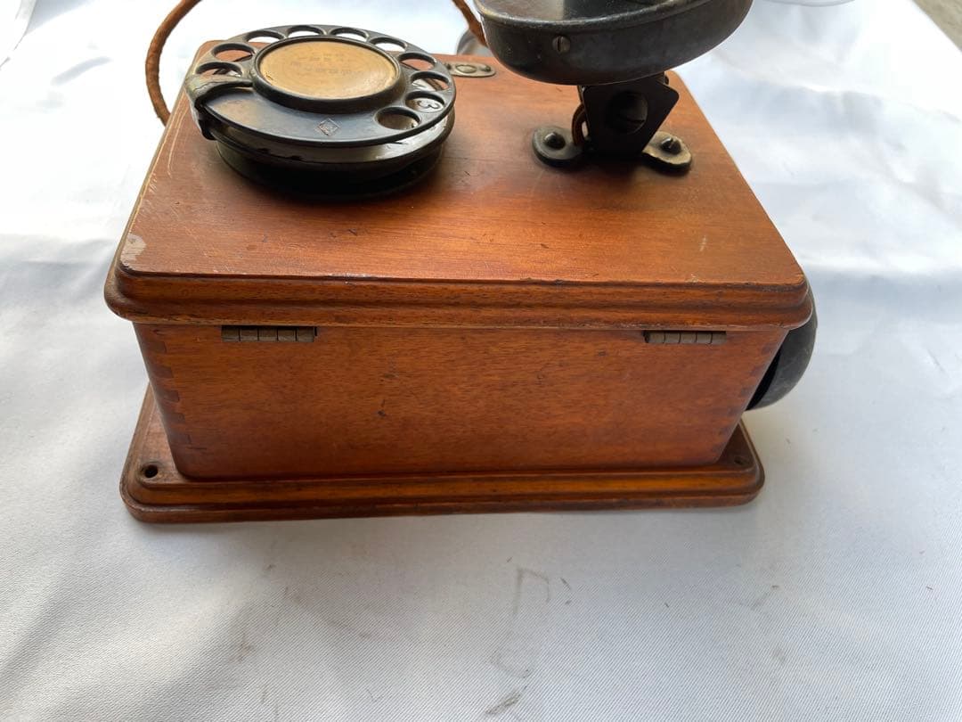 黒電話 昭和電話　東京電気　ダイヤル　昭和レトロ ビンテージ　戦前　大正　古道具